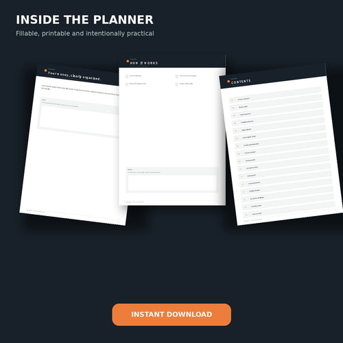 Ordenza The Calm Budget - Family Budget Planner